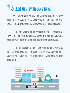 【消防科普】醫(yī)療機(jī)構(gòu)消防安全管理，這九項(xiàng)規(guī)定您得知道